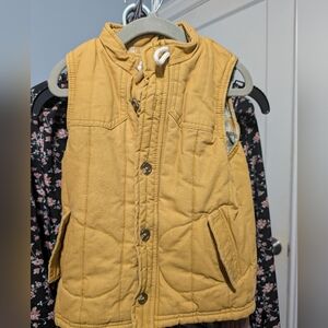 OshKosh B'gosh Yellow Quilted Vest for Kids
